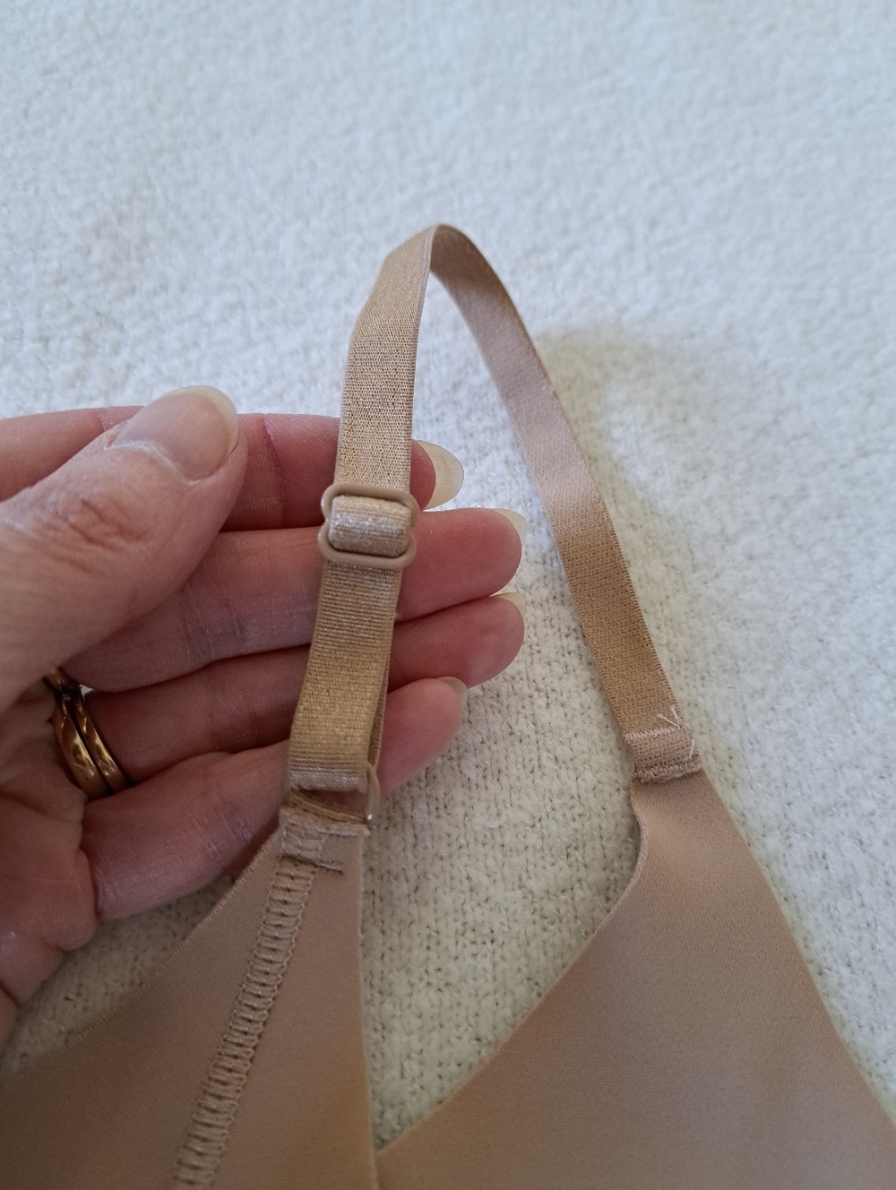 Warner's Beige Nude Shaping Slip Dress - Picture 5 of 9